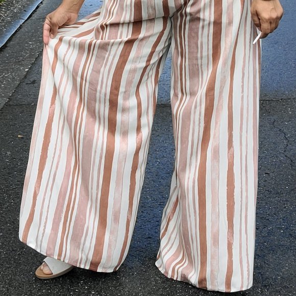 Mauve Wide Leg Pants - Picture 2 of 2